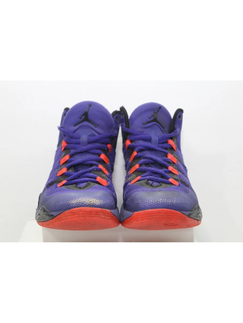 Nike Air Jordan Super Fly II 2 GS Dark Concord / Infrared Red Youth Shoes Sz 5 Y